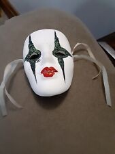 Brass Mardi Gras Mask Vintage Masquerade Wall Decor Theater