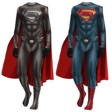 Superman Clark Kent Costume Cosplay Black Suit Crisis on Infinite